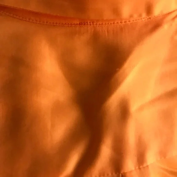 NWT Zara orange long sleeved button down crop top - Picture 5 of 5